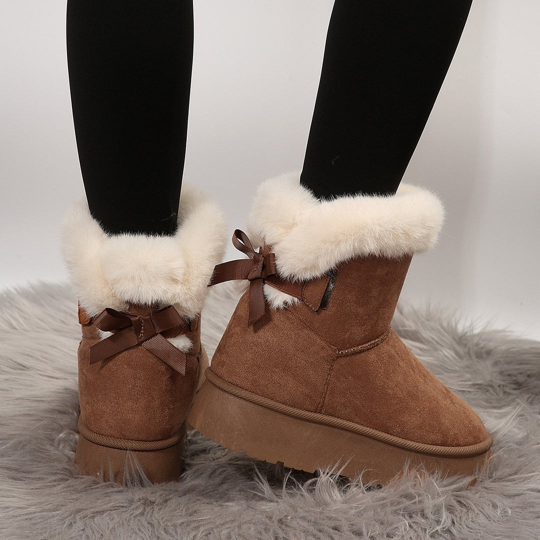 Bottines d'hiver pour femmes à effet serein - Yureli