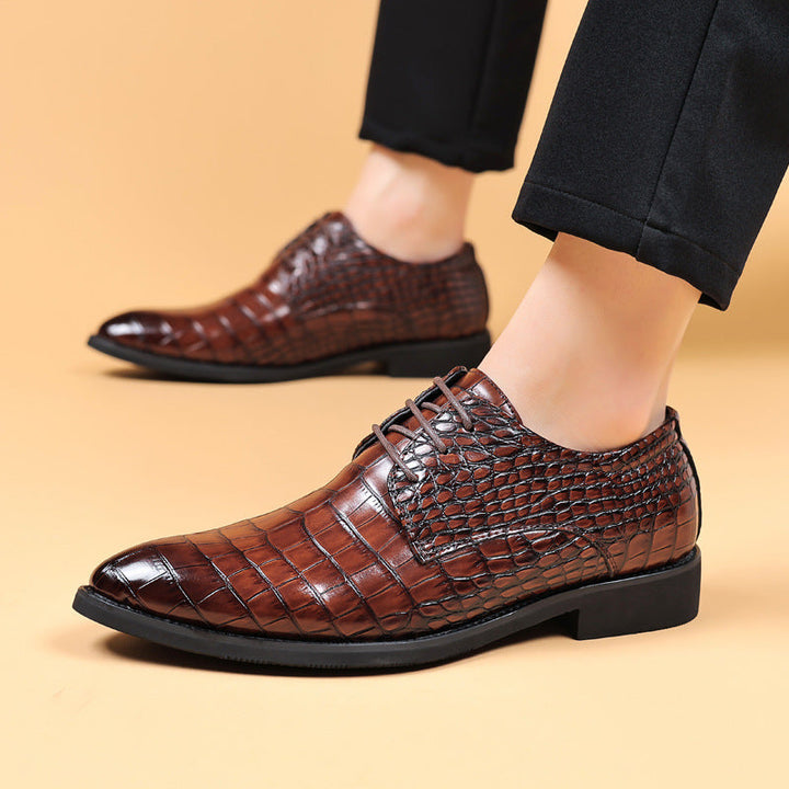Chaussures habillées classiques à lacets pour hommes - Narex