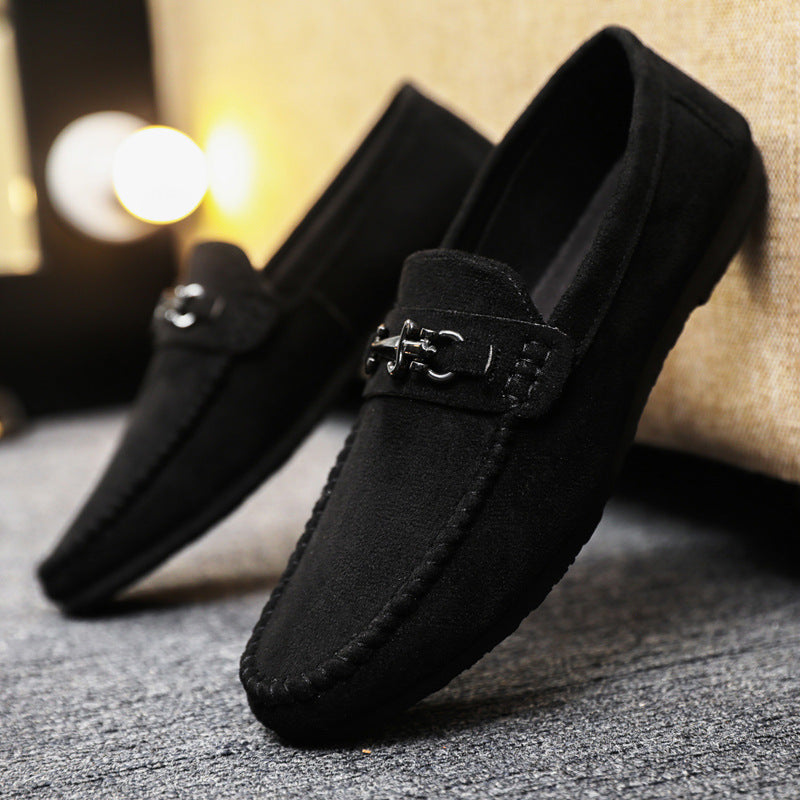 Mocassins formels en daim pour hommes - Johan