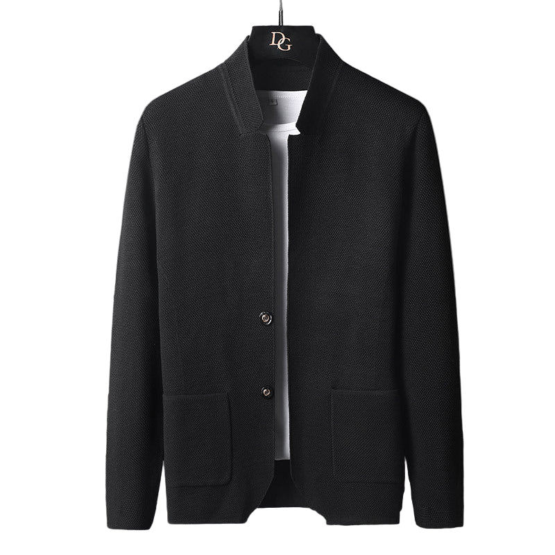 Cardigan en maille pour homme avec col mao - Karl