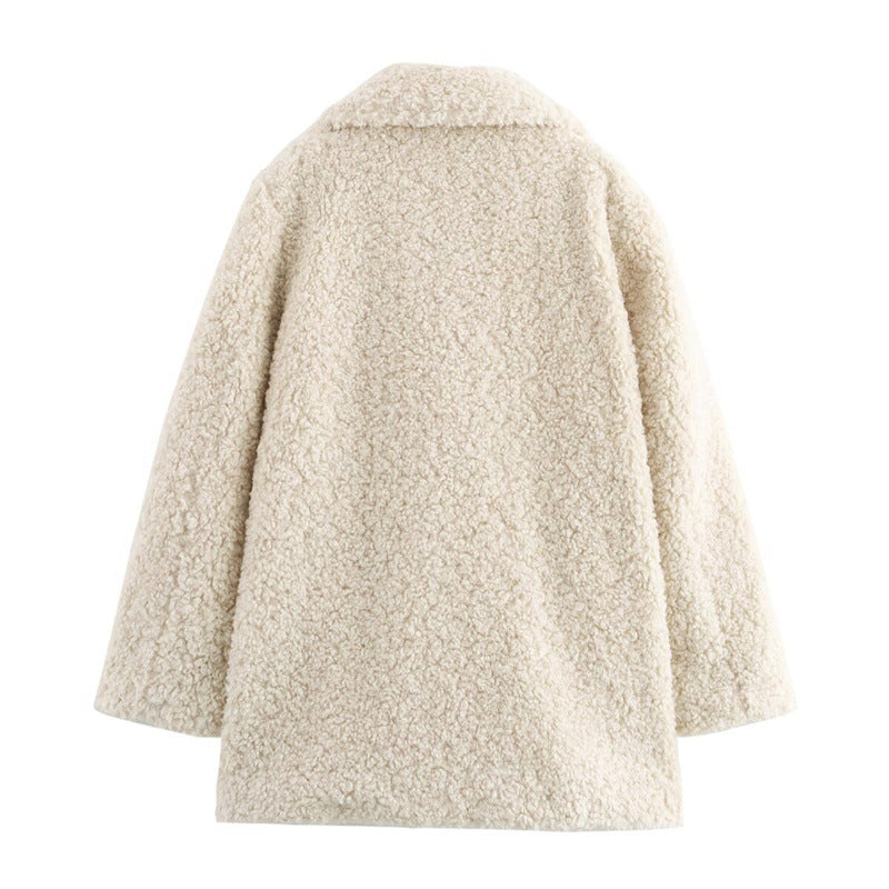 Manteau teddy pour femme - Arwena