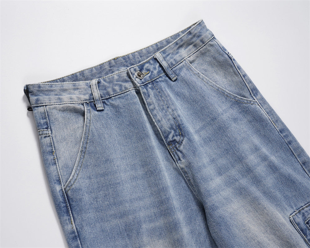 Jean cargo droit pour hommes - Falko