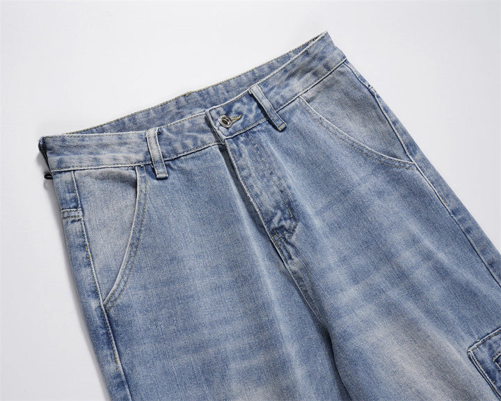 Jean cargo droit pour hommes - Falko