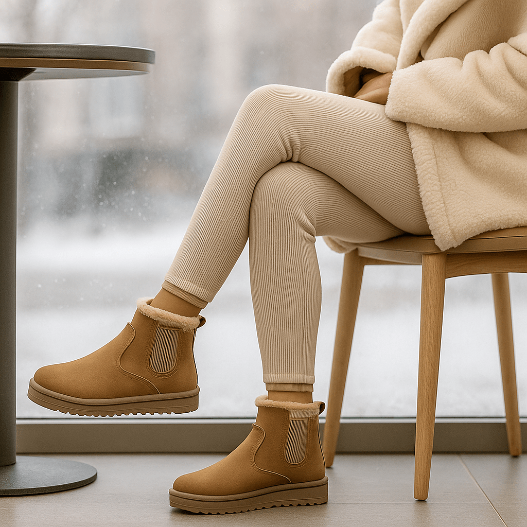 Bottines chelsea avec intérieur brossé - Maelis