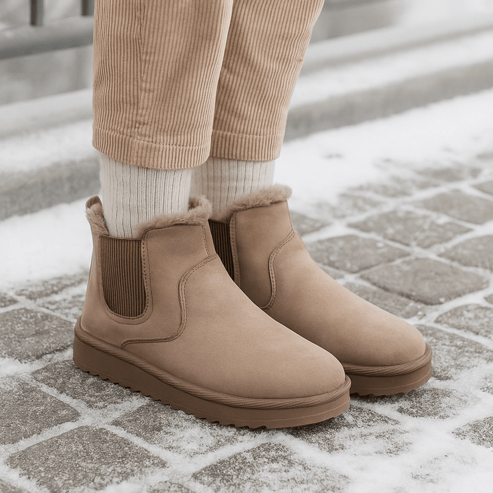 Bottines chelsea avec intérieur brossé - Maelis
