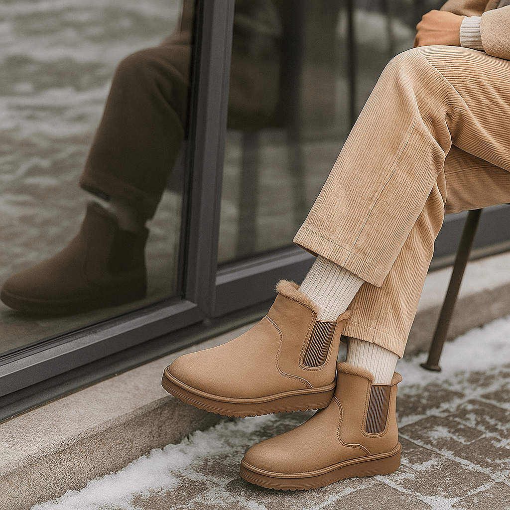 Bottines chelsea avec intérieur brossé - Maelis