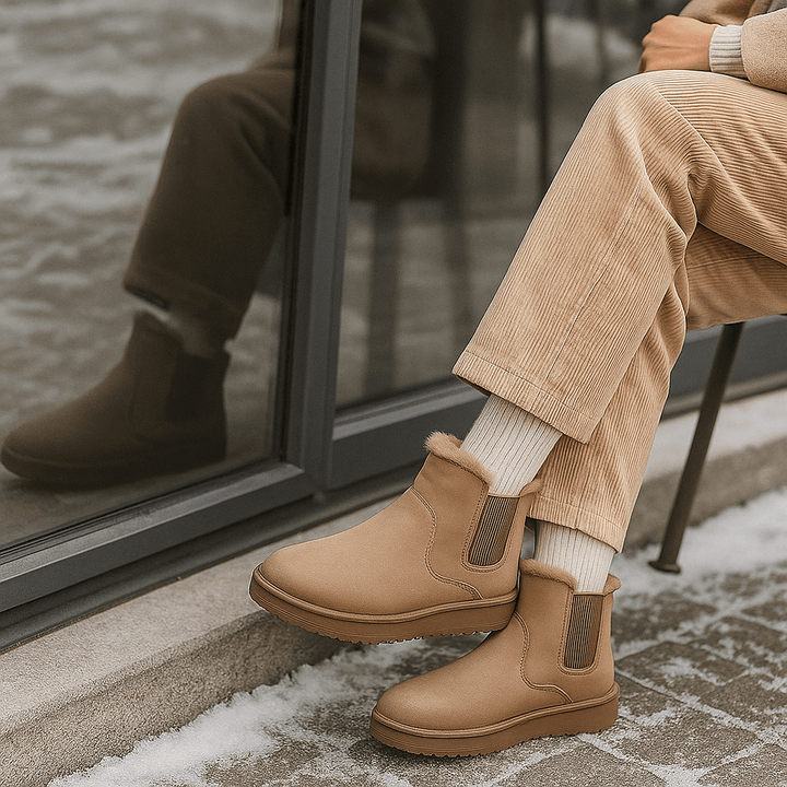 Bottines chelsea avec intérieur brossé - Maelis