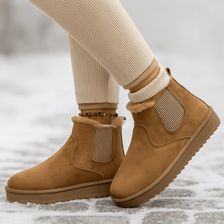 Bottines chelsea avec intérieur brossé - Maelis