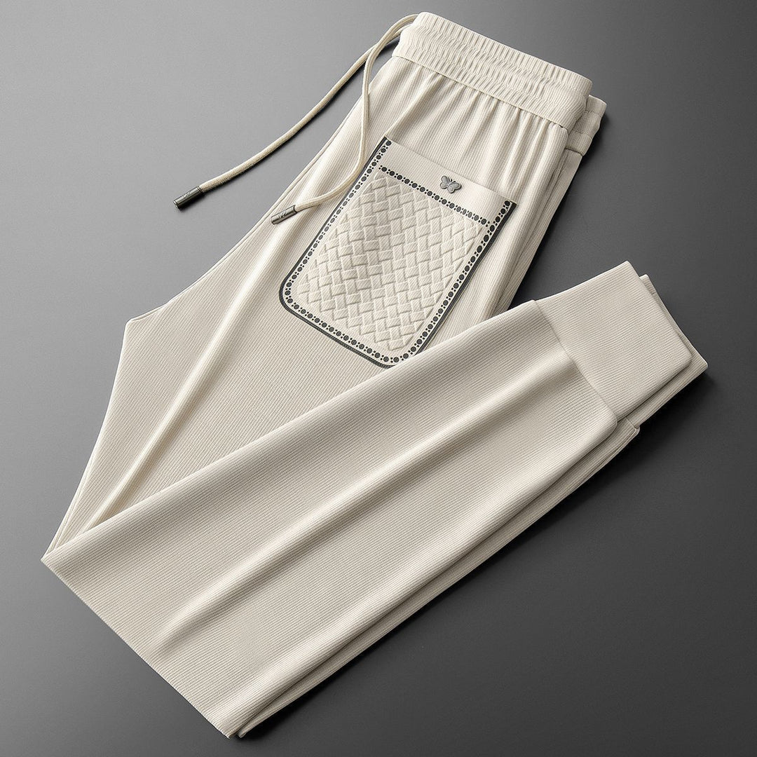 Pantalon de sport pour homme avec poche brodée - André