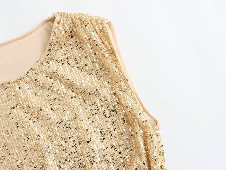 Robe femme avec effet appliqué lumineux - Sarynne