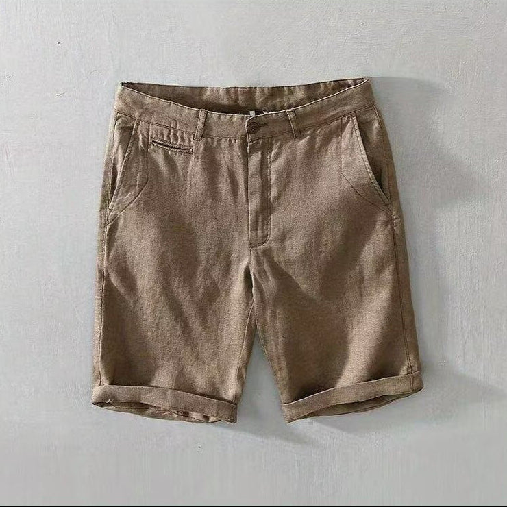 Short décontracté en lin pour homme - Éder