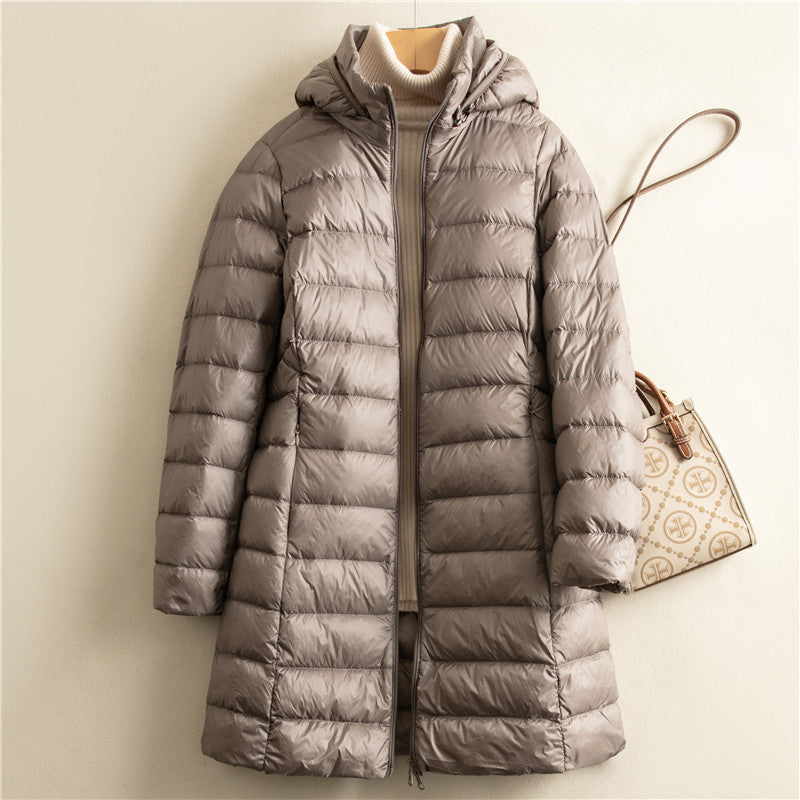 Veste longue à capuche pour femmes - Freja