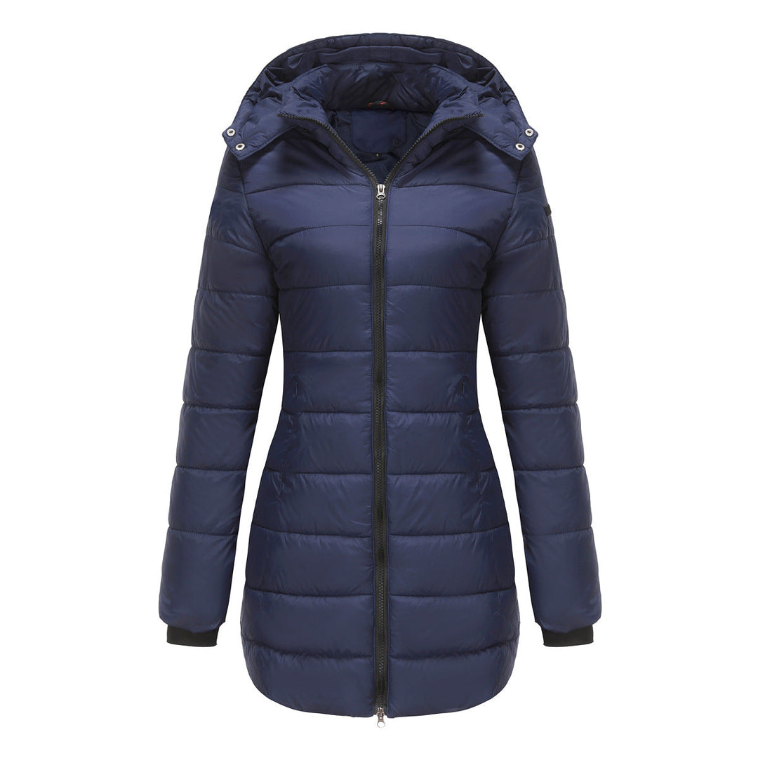 Veste longue à capuche pour femme - Naelle