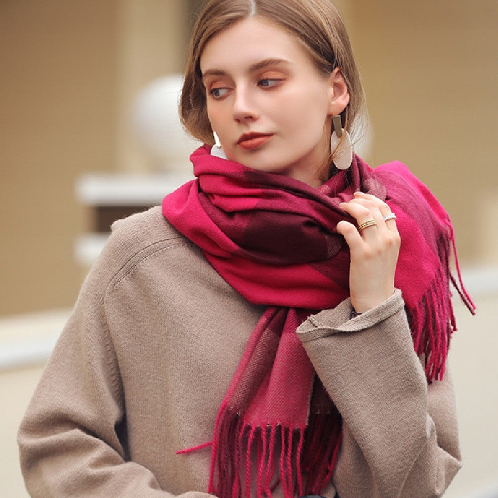 Echarpe femme effet laine douce - Lioren