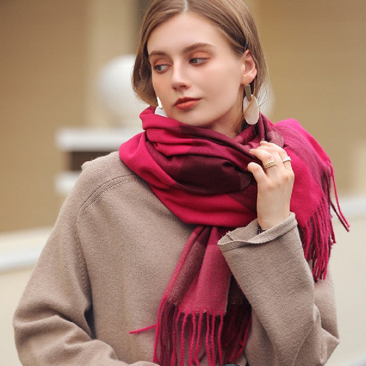 Echarpe femme effet laine douce - Lioren