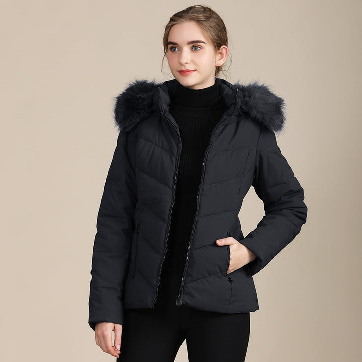Veste matelassée à capuche pour femmes - Selina