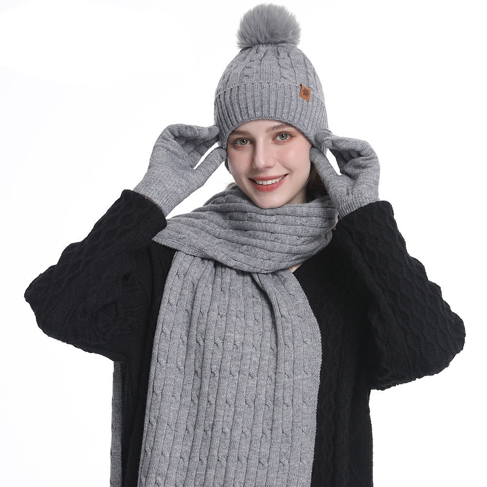 Set bonnet, écharpe et gants - Avenia