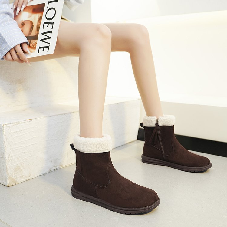 Bottines en daim chaudes pour femmes - Maerise
