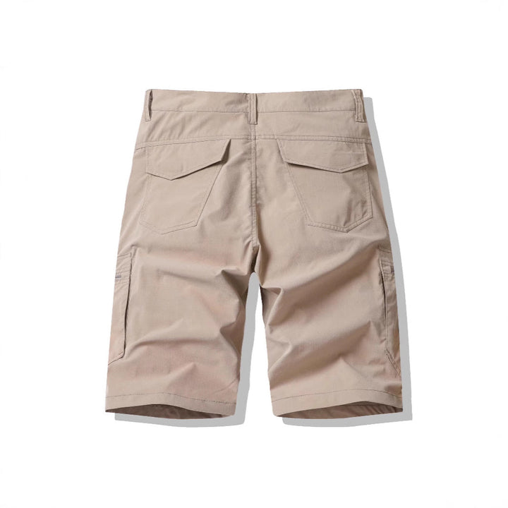 Short cargo avec poches et fermeture éclair latérale pour hommes - Erling