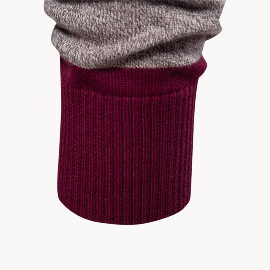 Pull en maille à col polo pour hommes - Hjalmar