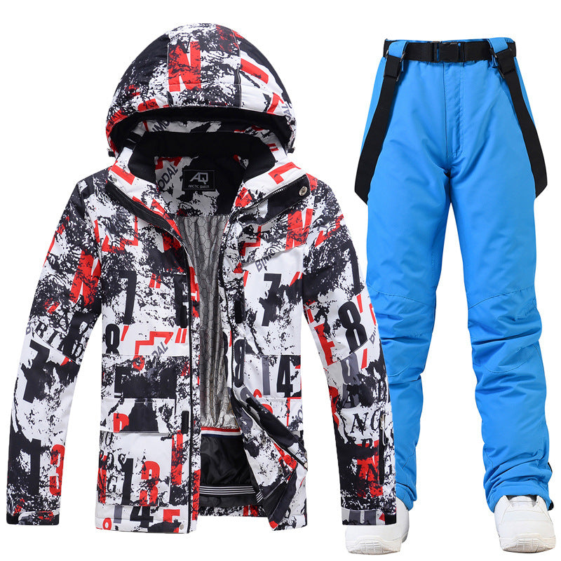 Combinaison de ski imperméable et coupe-vent pour homme - Einar