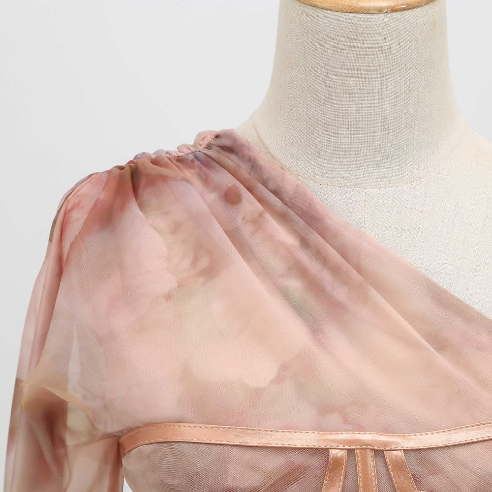 Robe de soirée pour femmes avec corset et traîne dans le dos - Elsa
