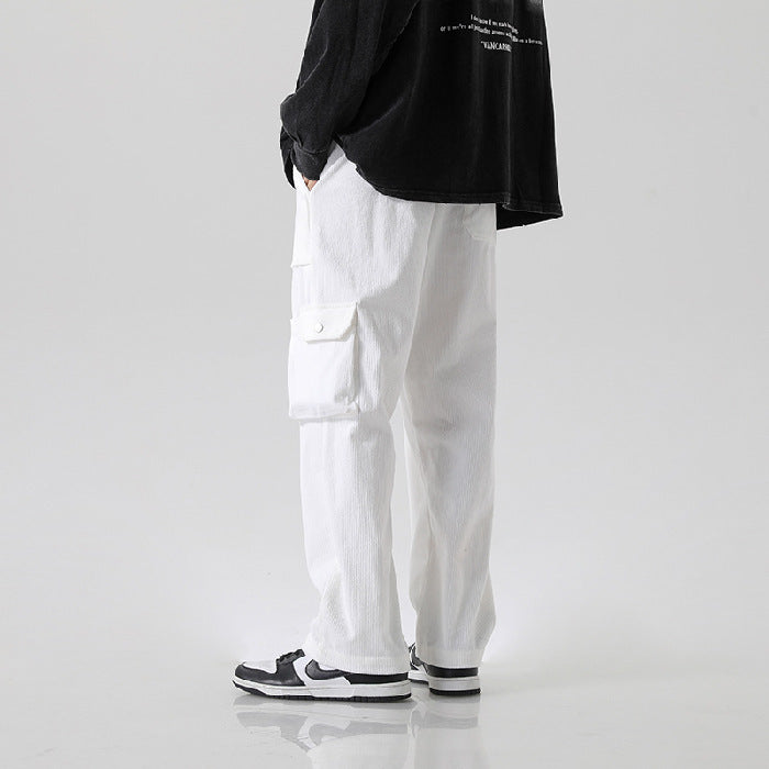 Pantalon cargo en velours côtelé pour homme - Erlend