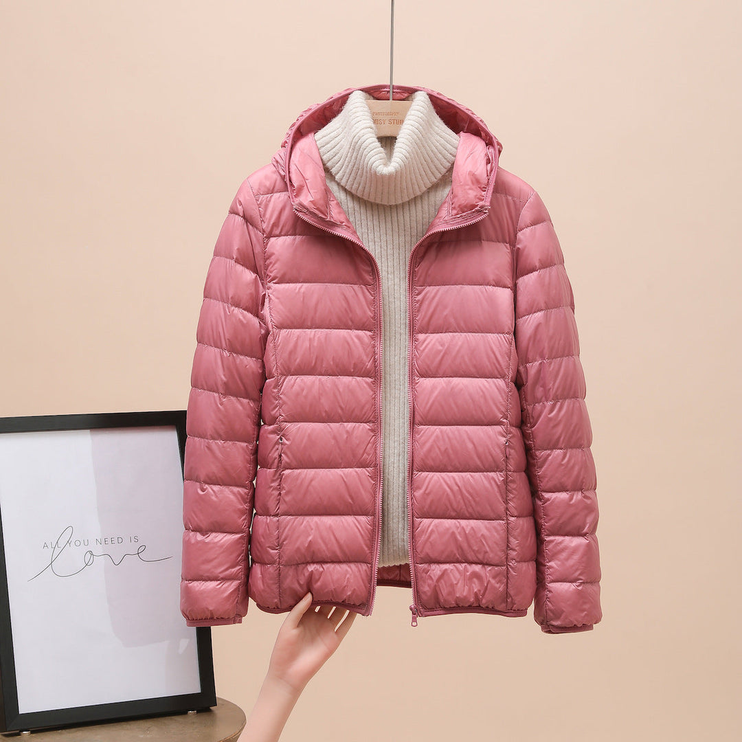 Veste matelassée légère à capuche pour femme - Aline