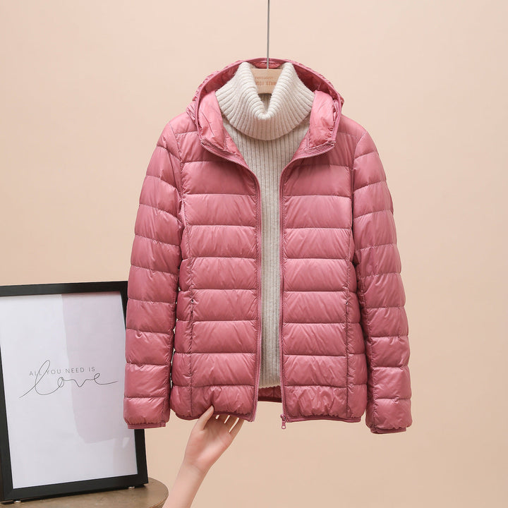 Veste matelassée légère à capuche pour femme - Aline