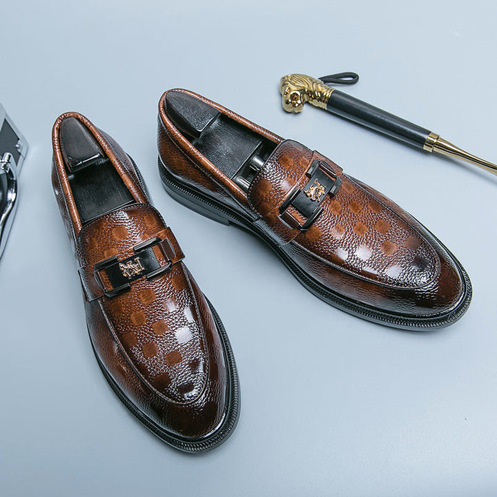 Chaussures formelles décontractées en cuir pour hommes - Koryn