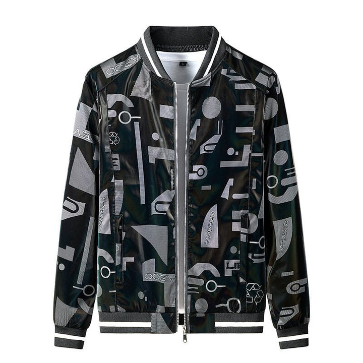 Blouson bombardier homme à imprimé graphique - Varlen