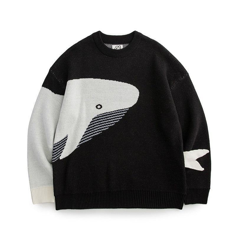 Pull en maille d'inspiration artistique pour hommes - Nivaro