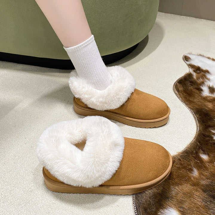 Pantoufles douillettes pour femmes avec doublure en peluche - Soreli