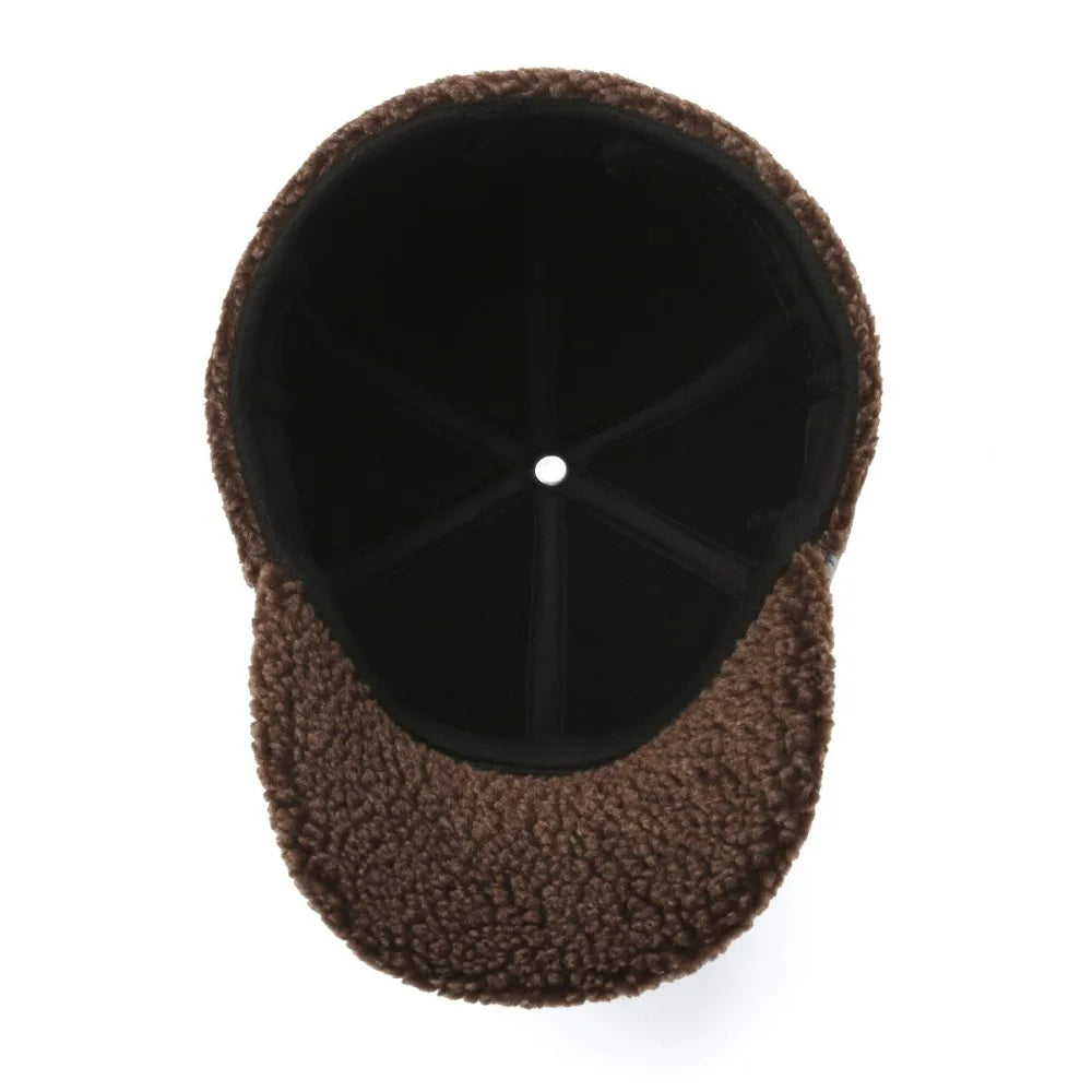 Casquette pour homme effet cuir avec oreillettes effet polaire - Mauro