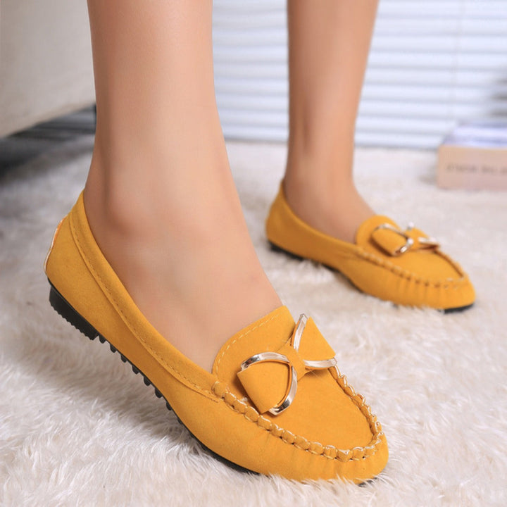 Mocassins à nœud métallique pour femmes - Beatrice