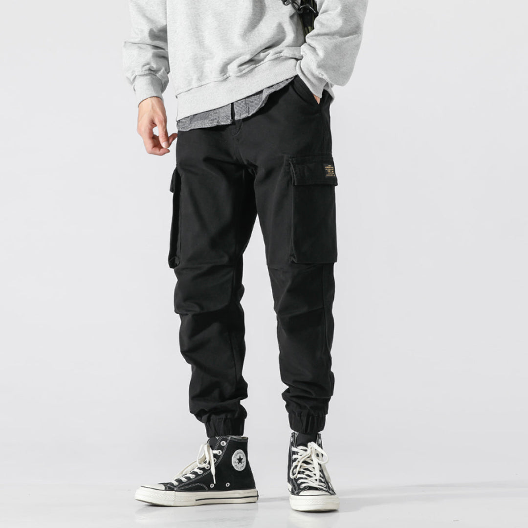 Pantalon cargo coupe droite pour hommes - Karsen