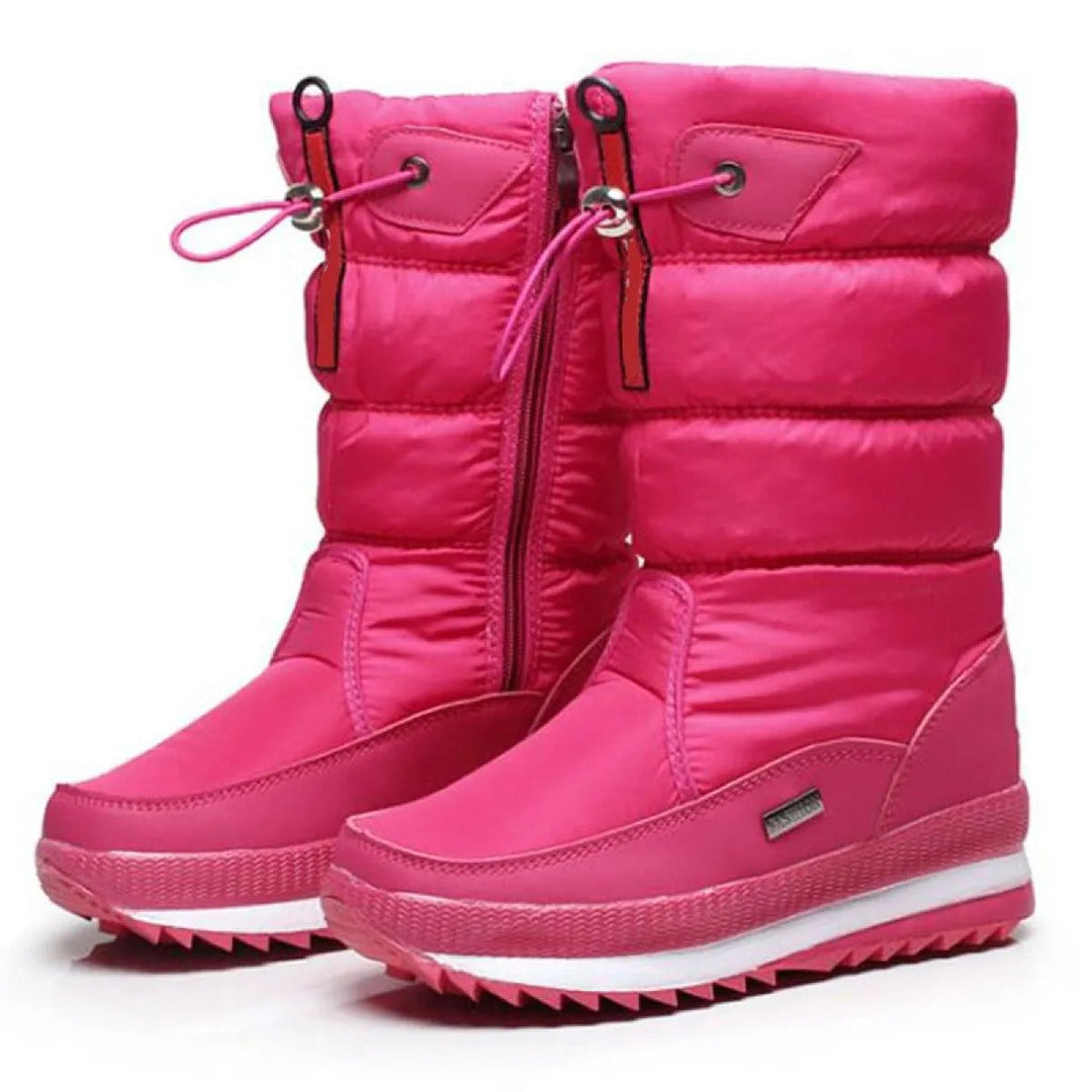 Bottes d'hiver pour femmes à effet matelassé imperméable - Ilaria