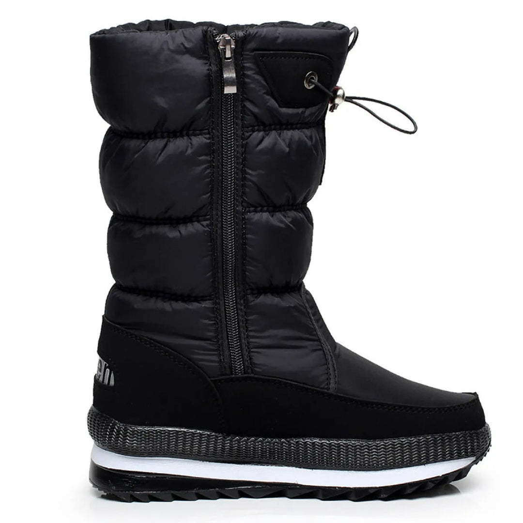 Bottes d'hiver pour femmes à effet matelassé imperméable - Ilaria