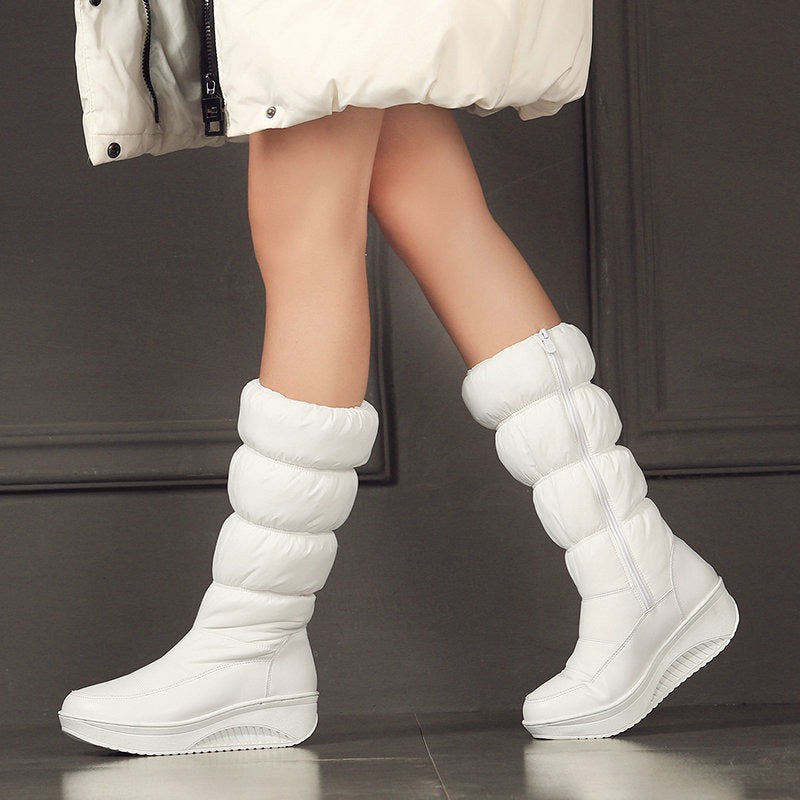 Bottes thermiques montantes imperméables pour femmes avec plateforme - Aurora