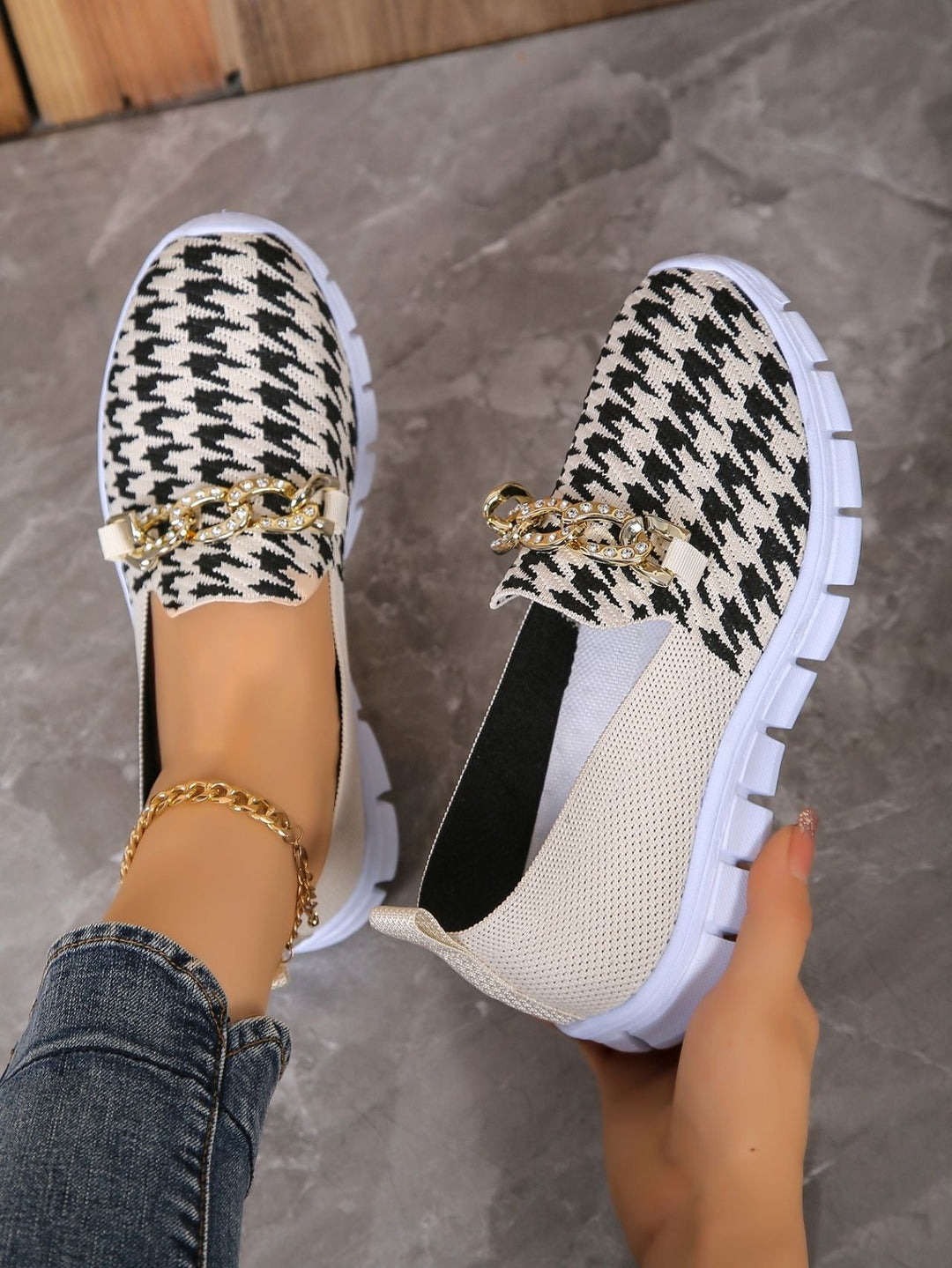 Chaussures décontractées en maille à motifs pour femmes - Harper