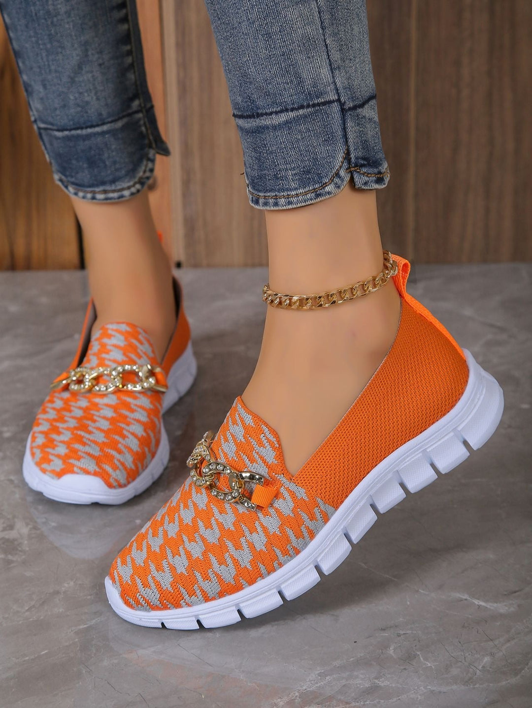 Chaussures décontractées en maille à motifs pour femmes - Harper