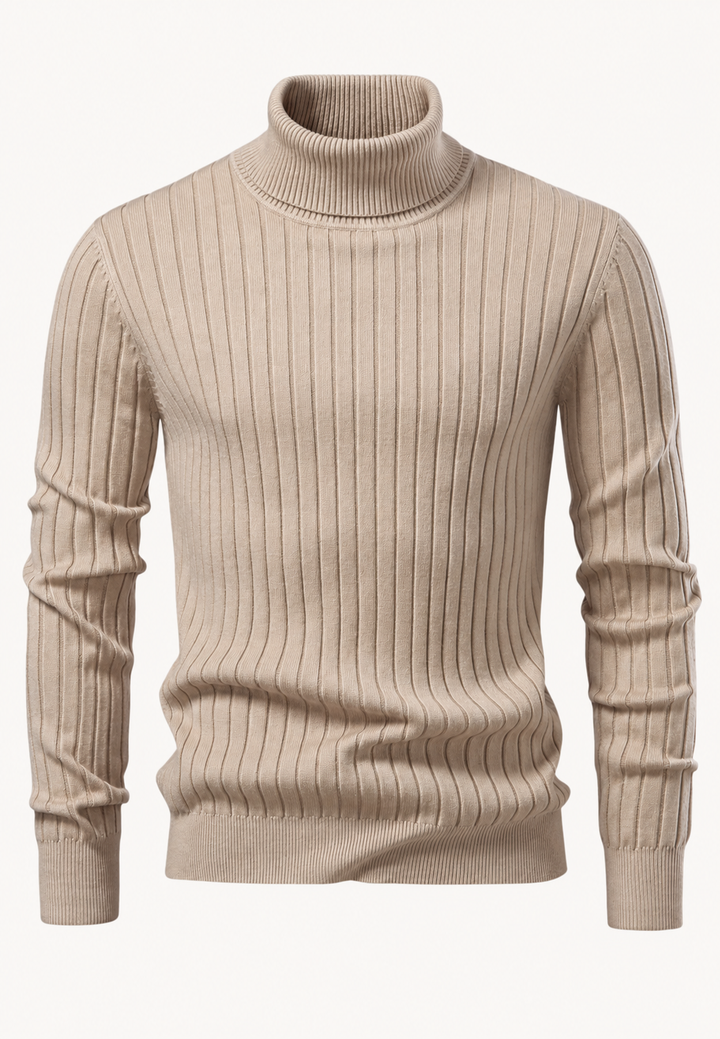 Pull à col roulé en maille - Marius