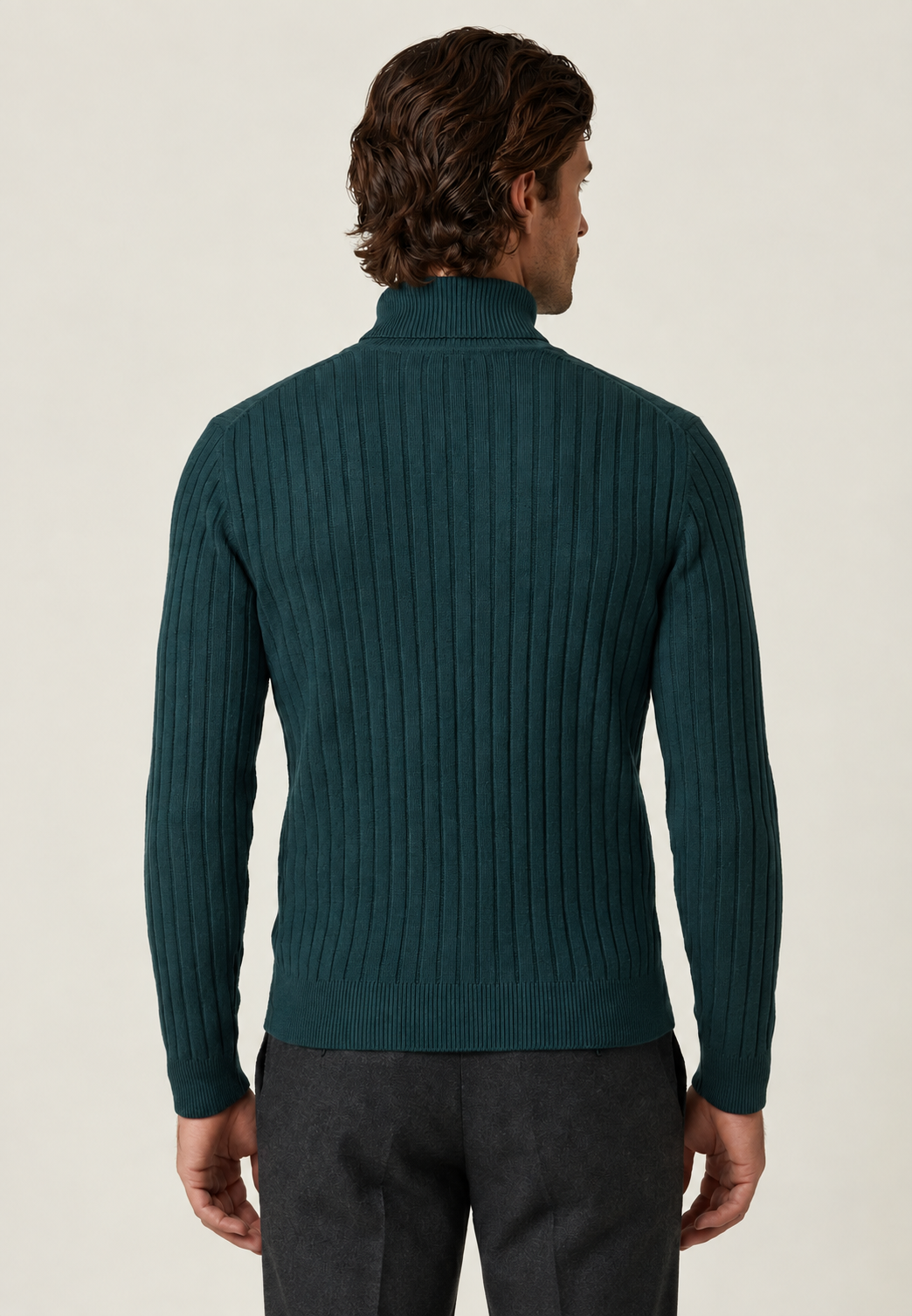 Pull à col roulé en maille - Marius