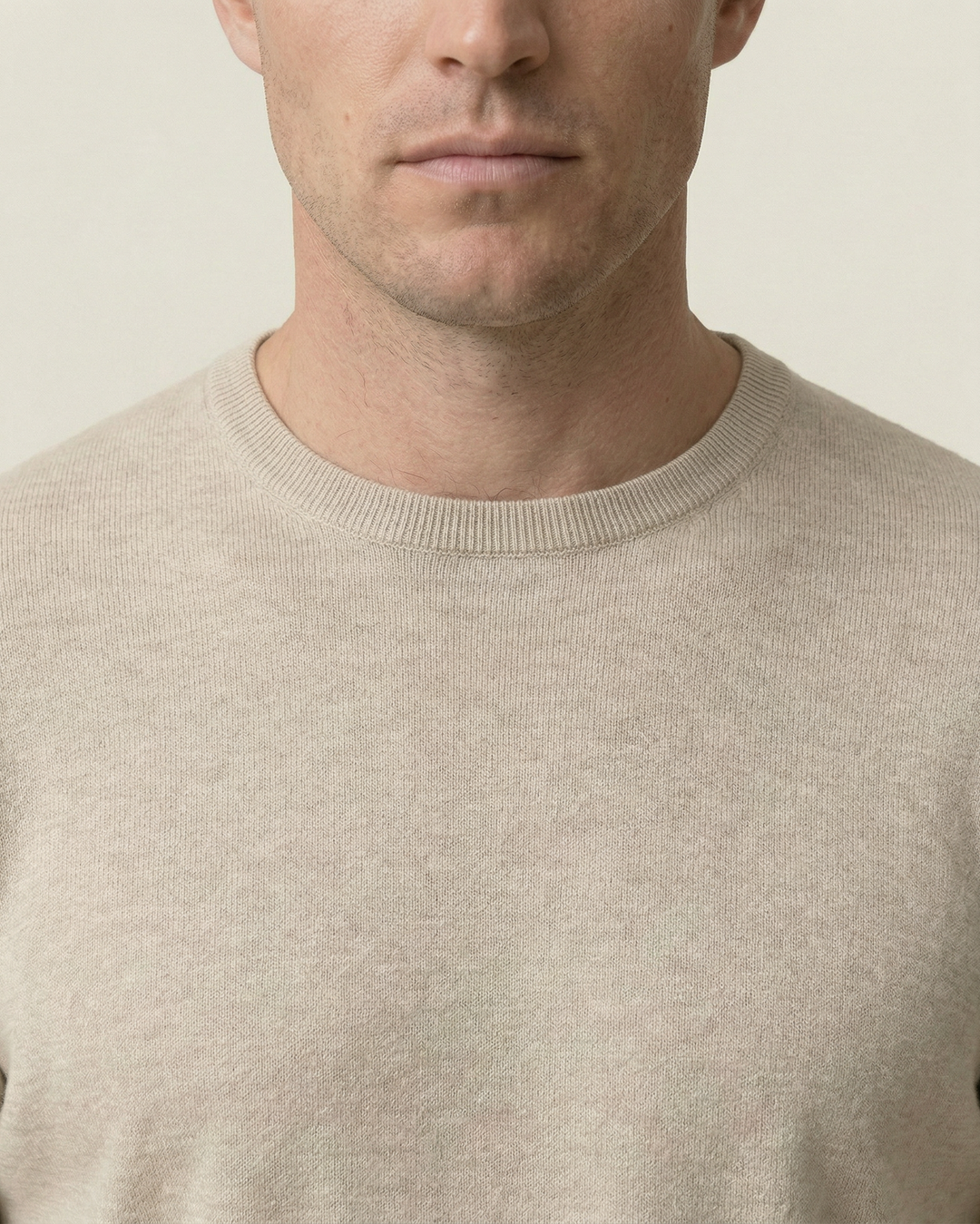 Pull homme à col rond, maille fine, manches longues - Ciro
