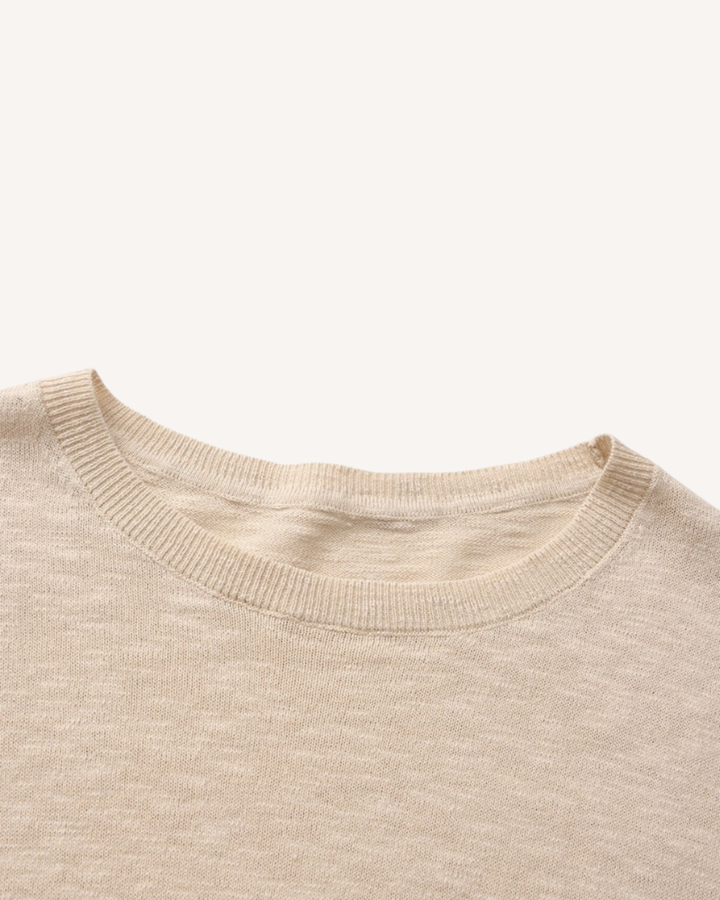 Pull homme à col rond, maille fine, manches longues - Ciro
