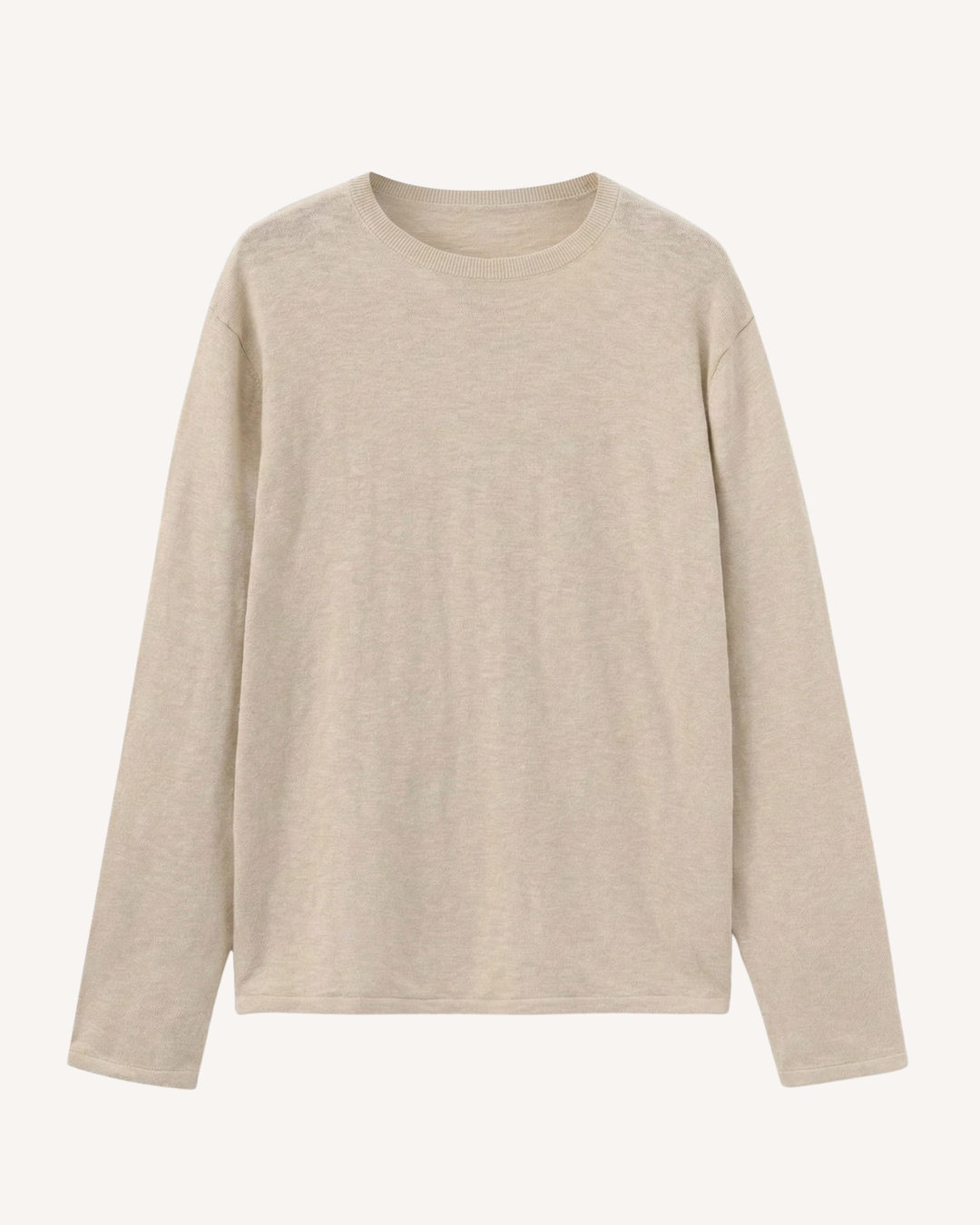 Pull homme à col rond, maille fine, manches longues - Ciro