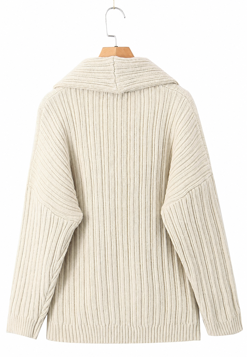 Pull femme à encolure asymétrique et épaule dénudée - Séverine