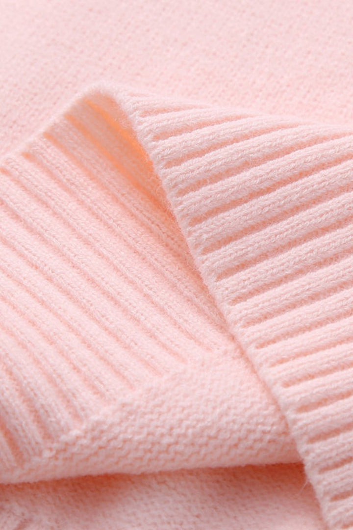 Pull femme ample, maille unie, col rond - Rieke
