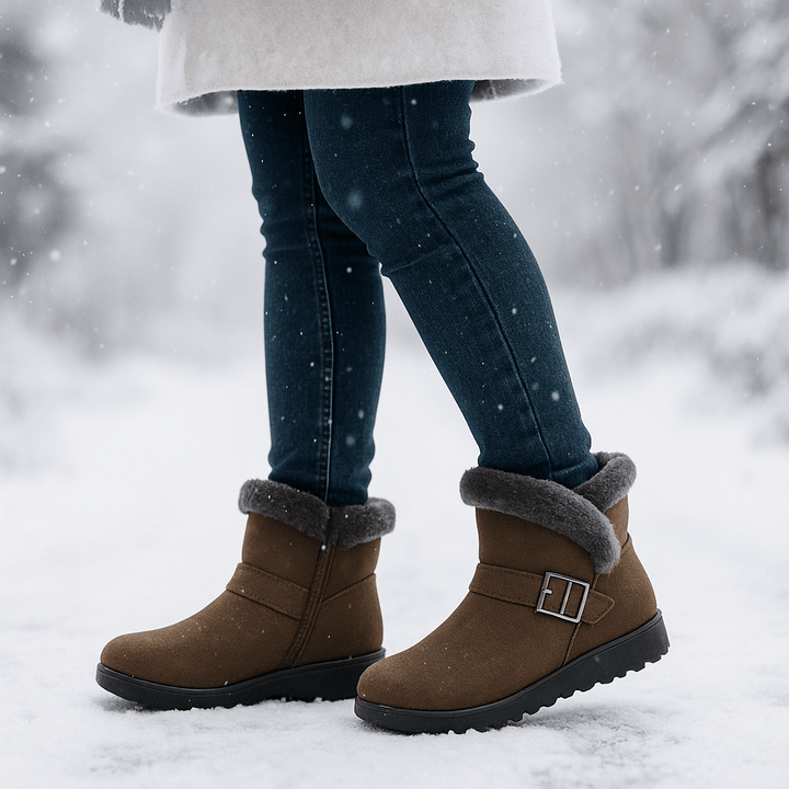 Bottines à boucle pour femmes - Ervianne