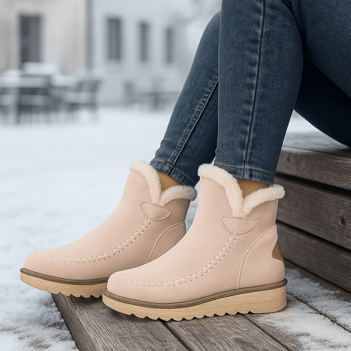 Bottines pour femmes avec effet peluche - Olyane